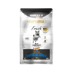 Karma dla kotów EUPHORIA Fresh Cat SENSITIVE Indyk & Łosoś 0,4 kg