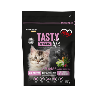 Karma dla kociąt Tasty Cats Life z królikiem 600 g