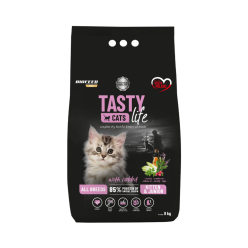 Karma dla kociąt Tasty Cats Life z królikiem 8 kg