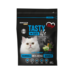 Karma dla kotów Tasty Cats Life HAIRBALL z łososiem 600 g