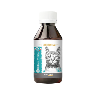 Preparat na sierść i skórę dla kota BIOFEED Euphoria Dermo-Vitum 30 ml