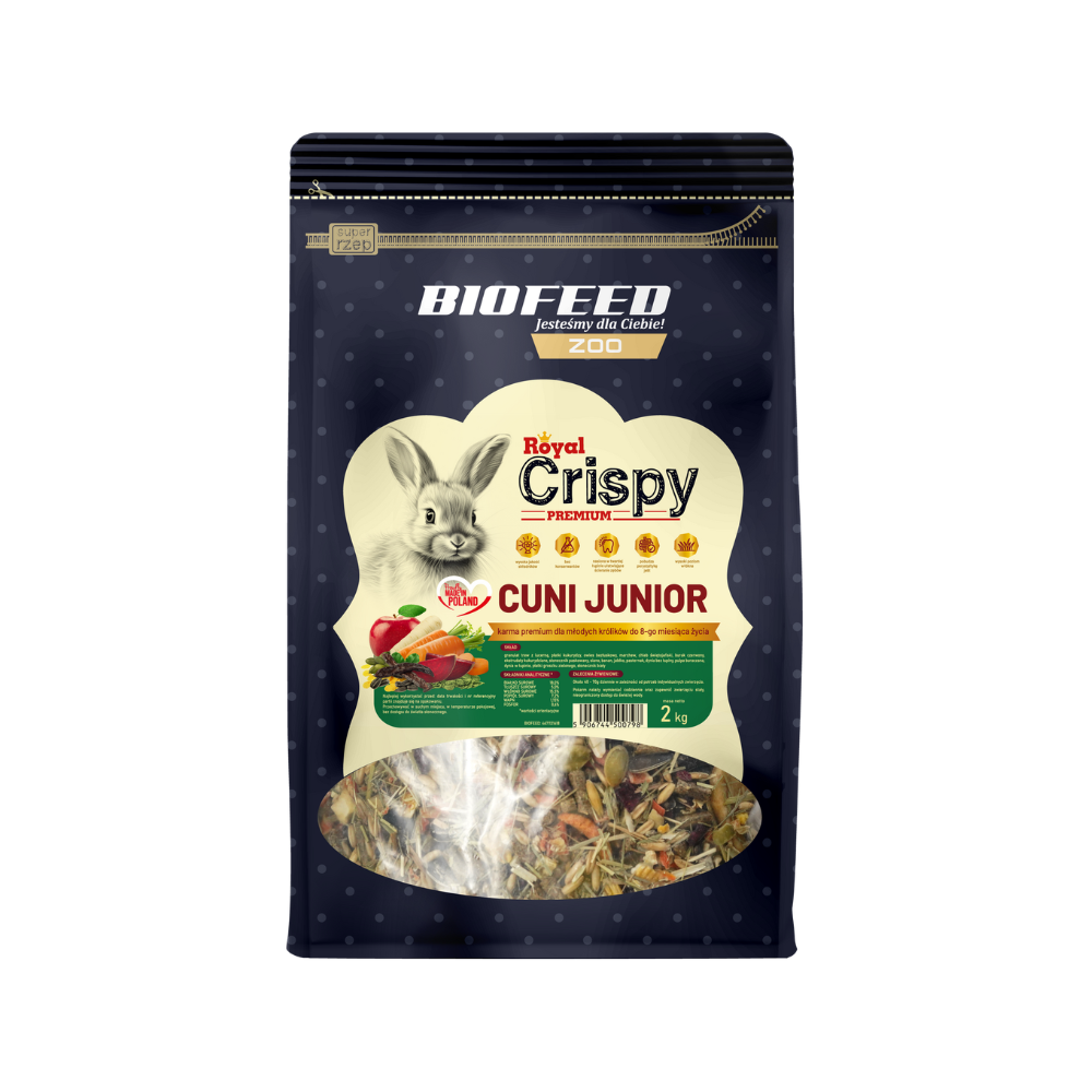 Karma dla młodego królika BioFeed Royal Crispy Premium 2 kg