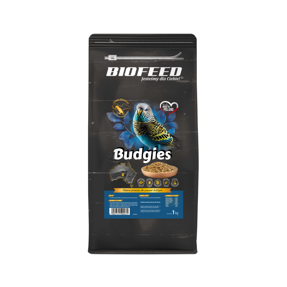 Pokarm dla papug falistych BIOFEED Premium 1 kg