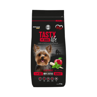 Karma dla psów Tasty Dogs Life z wołowiną 1,5 kg (mini i małe rasy)