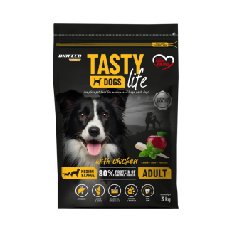 Karma dla psa Tasty Dogs Life z kurczakiem 3 kg (średnie i duże rasy)