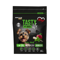 Karma dla szczeniąt Tasty Dogs Life z jagnięciną 600 g (mini i małe rasy)