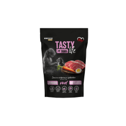 Mokra karma dla szczeniąt Tasty Dogs Life CIELĘCINA 90% - danie w galaretce (saszetka) 150 g