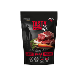 Mokra karma dla psów Tasty Dogs Life WOŁOWINA 90% - danie w galaretce (saszetka) 500 g