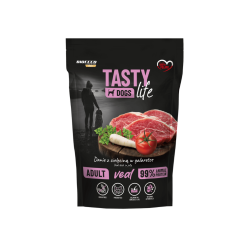 Mokra karma dla psów Tasty Dogs Life CIELĘCINA 90% - danie w galaretce (saszetka) 500 g