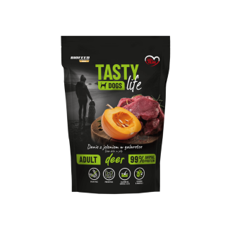 Mokra karma dla psów Tasty Dogs Life JELEŃ 90% - danie w galaretce (saszetka) 500 g