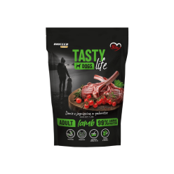 Mokra karma dla psów Tasty Dogs Life JAGNIĘCINA 90% - danie w galaretce (saszetka) 500 g