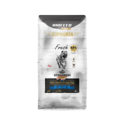 EUPHORIA FRESH MEAT ADULT HYPO SALMON M/L 12KG