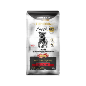 EUPHORIA FRESH MEAT ADULT WIEPRZ/WOŁOW XL 2KG
