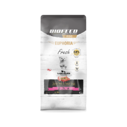 Karma dla szczeniąt EUPHORIA Fresh z indykiem i królikiem (mini i małe rasy) 8 kg