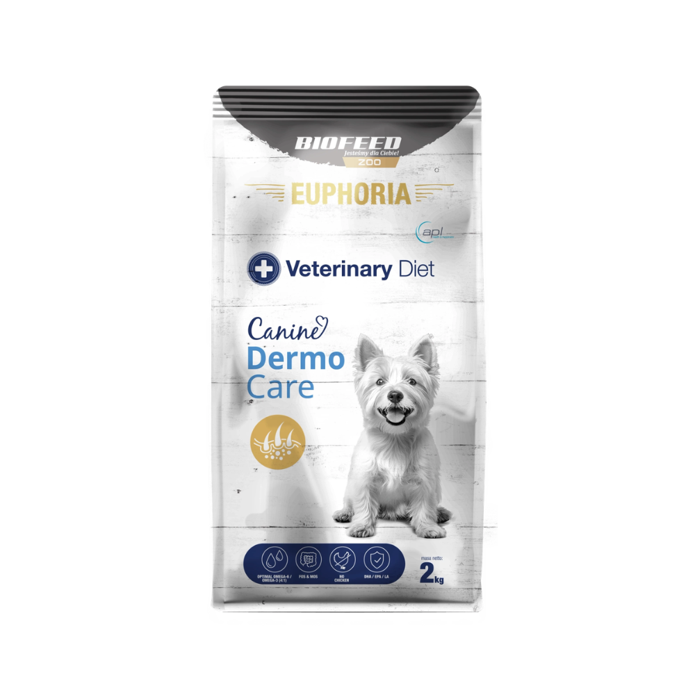 Karma dla psów EUPHORIA Veterinary Diet Canine DERMO CARE 2 kg