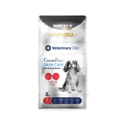 Karma dla psów EUPHORIA Veterinary Diet Canine SKIN CARE Wieprzowina & Wołowina (mini i małe rasy) 2 kg