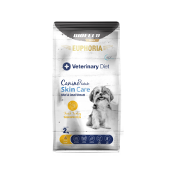 Karma dla psów EUPHORIA Veterinary Diet Canine SKIN CARE Indyk Monoprotein (mini i małe rasy) 2 kg