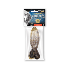 Kość dla psa gryzak w kształcie rybki 12 cm