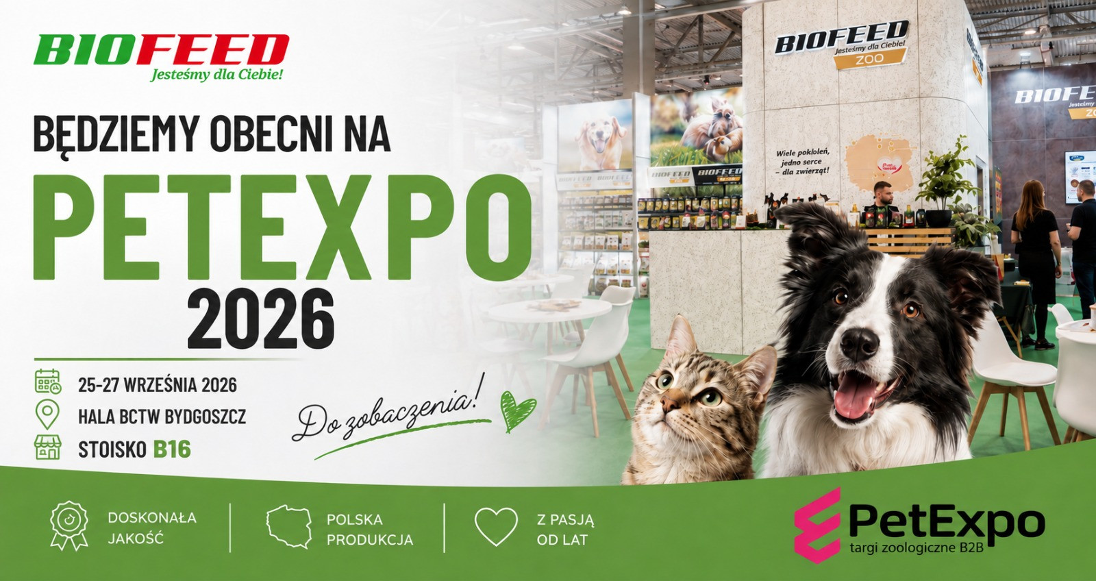 Zapraszamy na targi Pet Expo do Bydgoszczy już 25–27 września 2026 r.