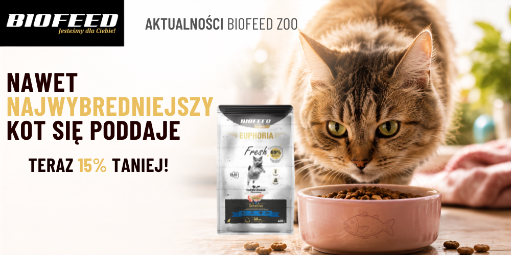 Euphoria Fresh Meat Cat Sensitive 0,4 kg teraz 15% taniej
