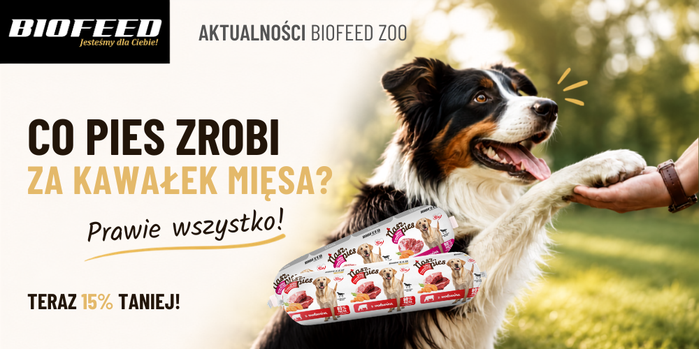 Mięsne batony NASZ PIES 1000 g teraz 15% taniej